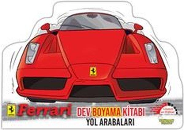 KolektifBoyama KitaplarıFerrari Dev Boyama Kitabı Yol Arabaları