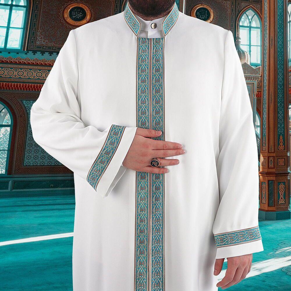 Feyruz İmam Cübbesi Cübbe Beyaz
