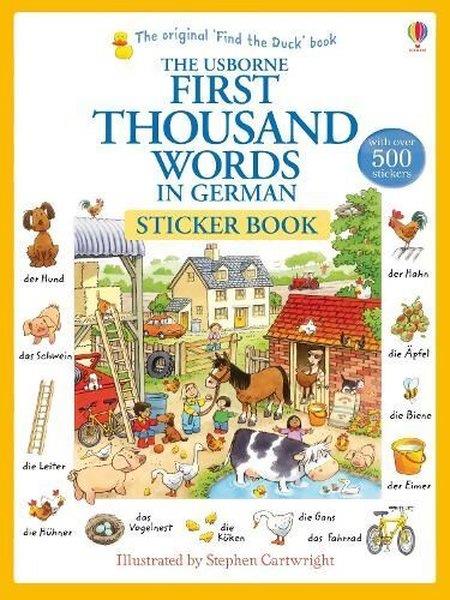 Heather AmeryPreschoolFirst Thousand Words in German Sticker Book (First Thousand Words Sticker Book)