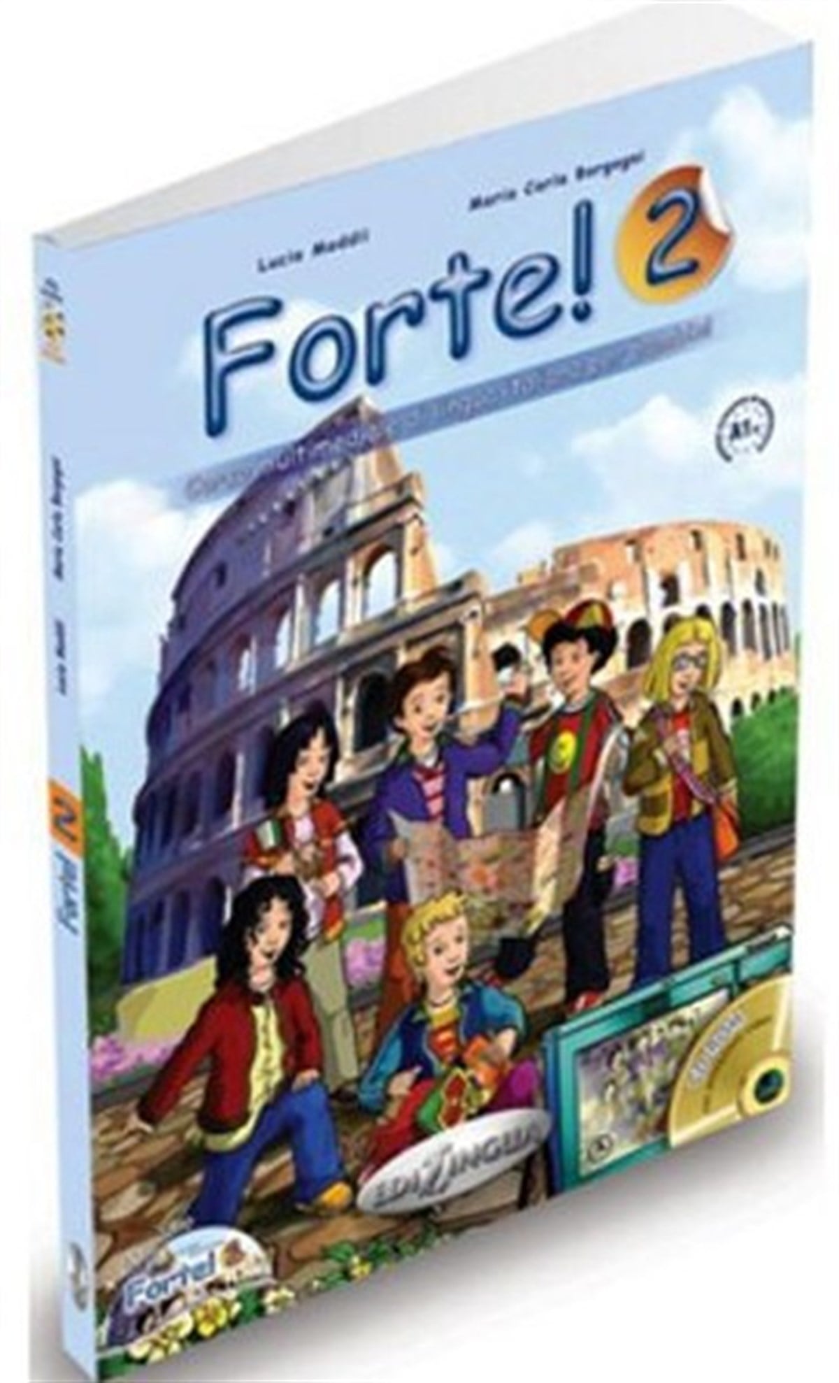 Maria Carla BorgogniExam BooksForte 2 +CD (İtalyanca Temel-Üst Seviye 7-11 Yaş)