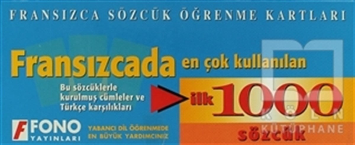 KolektifDil ÖğrenimiFransızcada İlk 1000 Sözcük Kartları