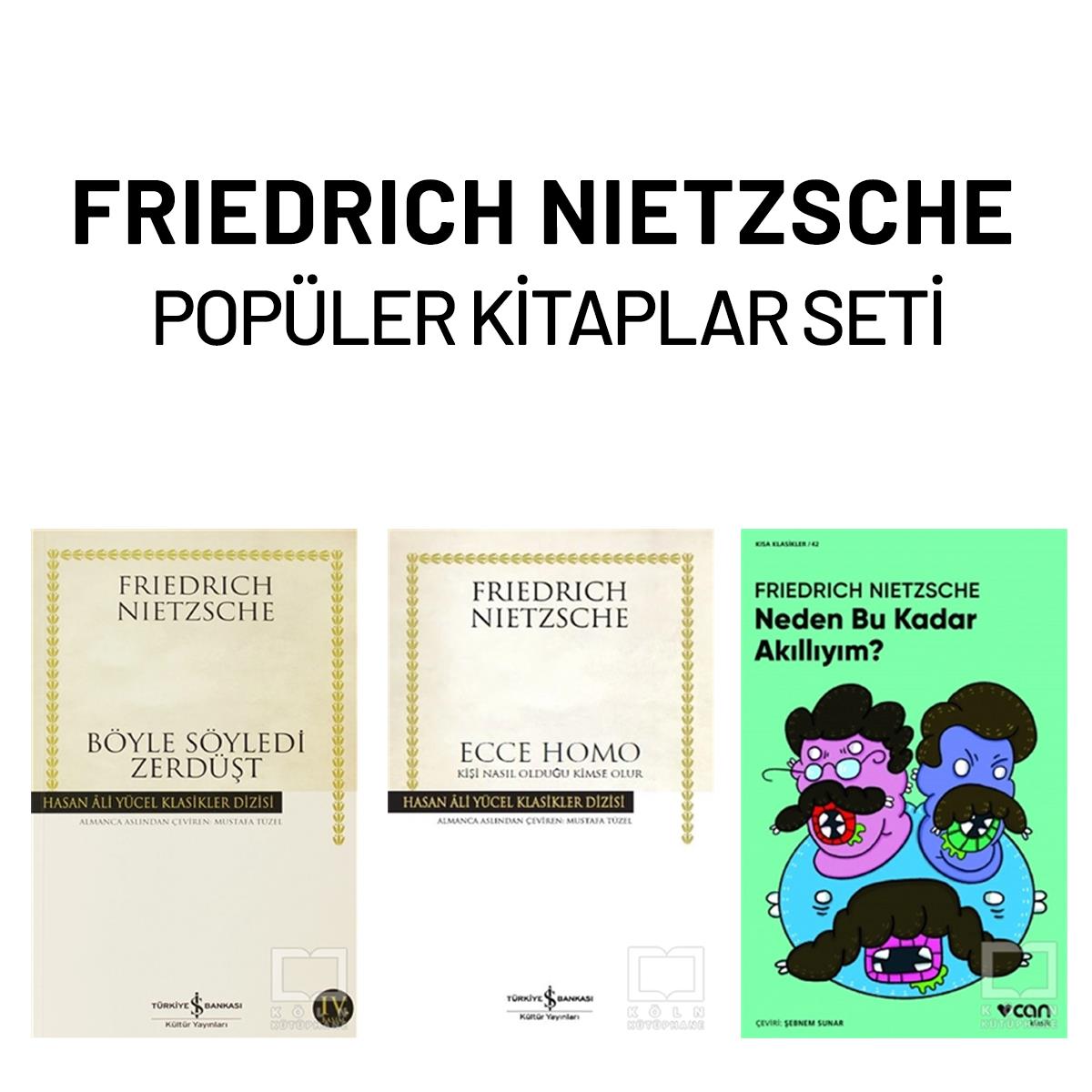 Friedrich NietzscheTarihi RomanlarFriedrich Nietzsche Popüler Kitaplar Seti