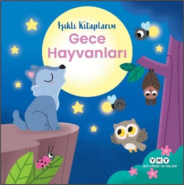 KolektifEgitim Etkinlik KitaplariGece Hayvanları-Işıklı Kitaplarım