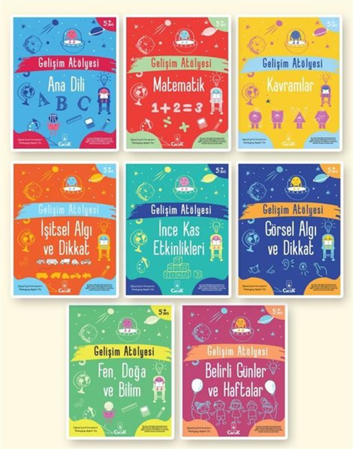 Ayşen OyEtkinlik KitaplarıGelişim Atölyesi Serisi Seti - 8 Kitap Takım