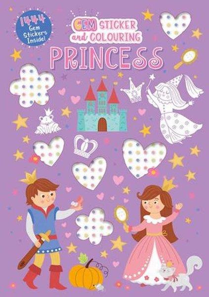 Alligator BooksPreschoolGem Colouring Book Princess