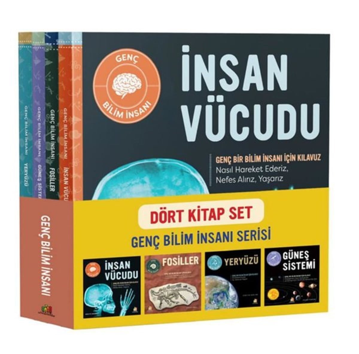 Ashley HallÇocuk Bilim KitaplarıGenç Bilim İnsanı Serisi Seti - 4 Kitap Takım