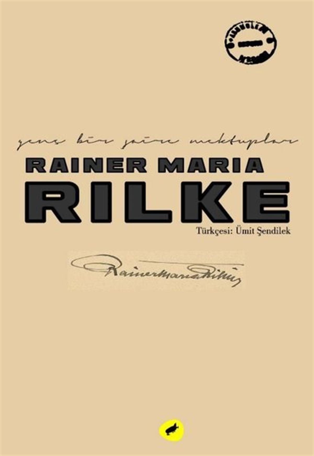 Rainer Maria RilkeDünya MektupGenç Bir Şaire Mektuplar