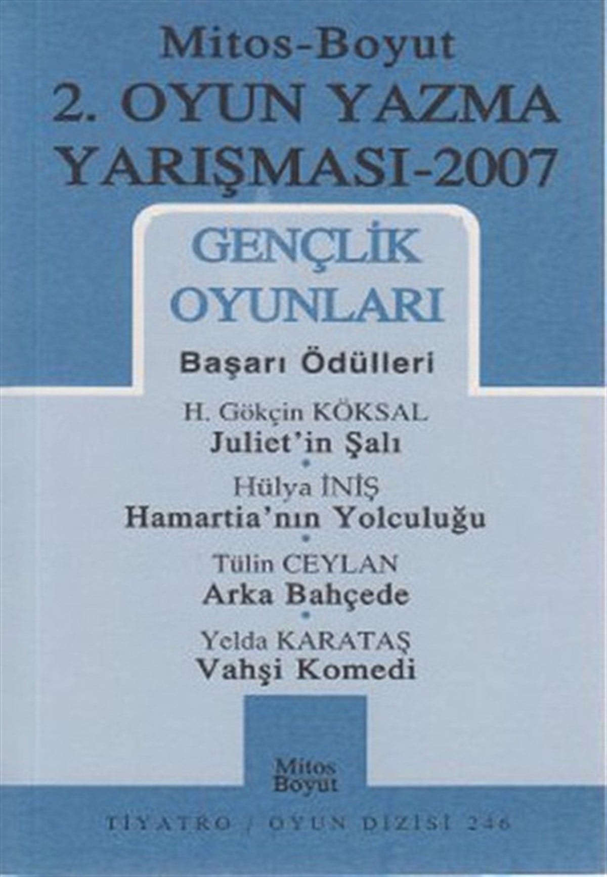 DerlemeTürk OyunlarıGençlik Oyunları - 2.Oyun Yazma Yarışması 2007