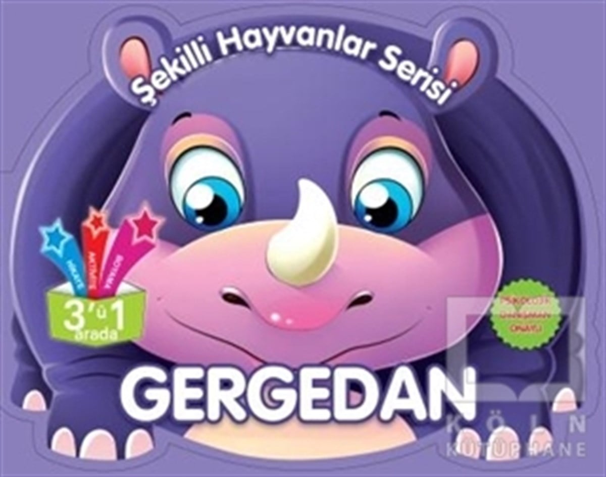 Gergedan - Şekilli Hayvanlar Serisi