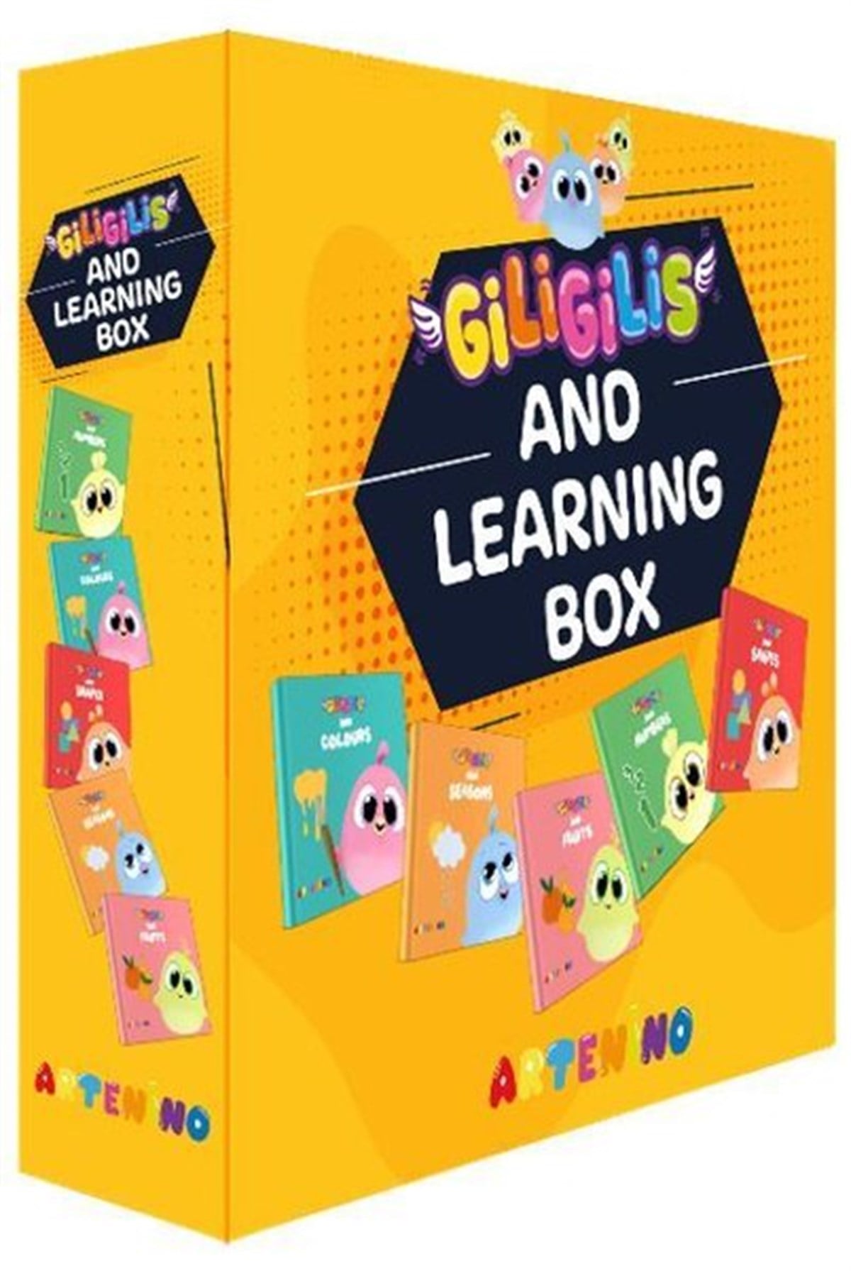 KolektifEgitim Etkinlik KitaplariGiligilis and Learning Box - İngilizce Eğitici Mini Karton Kitap Serisi