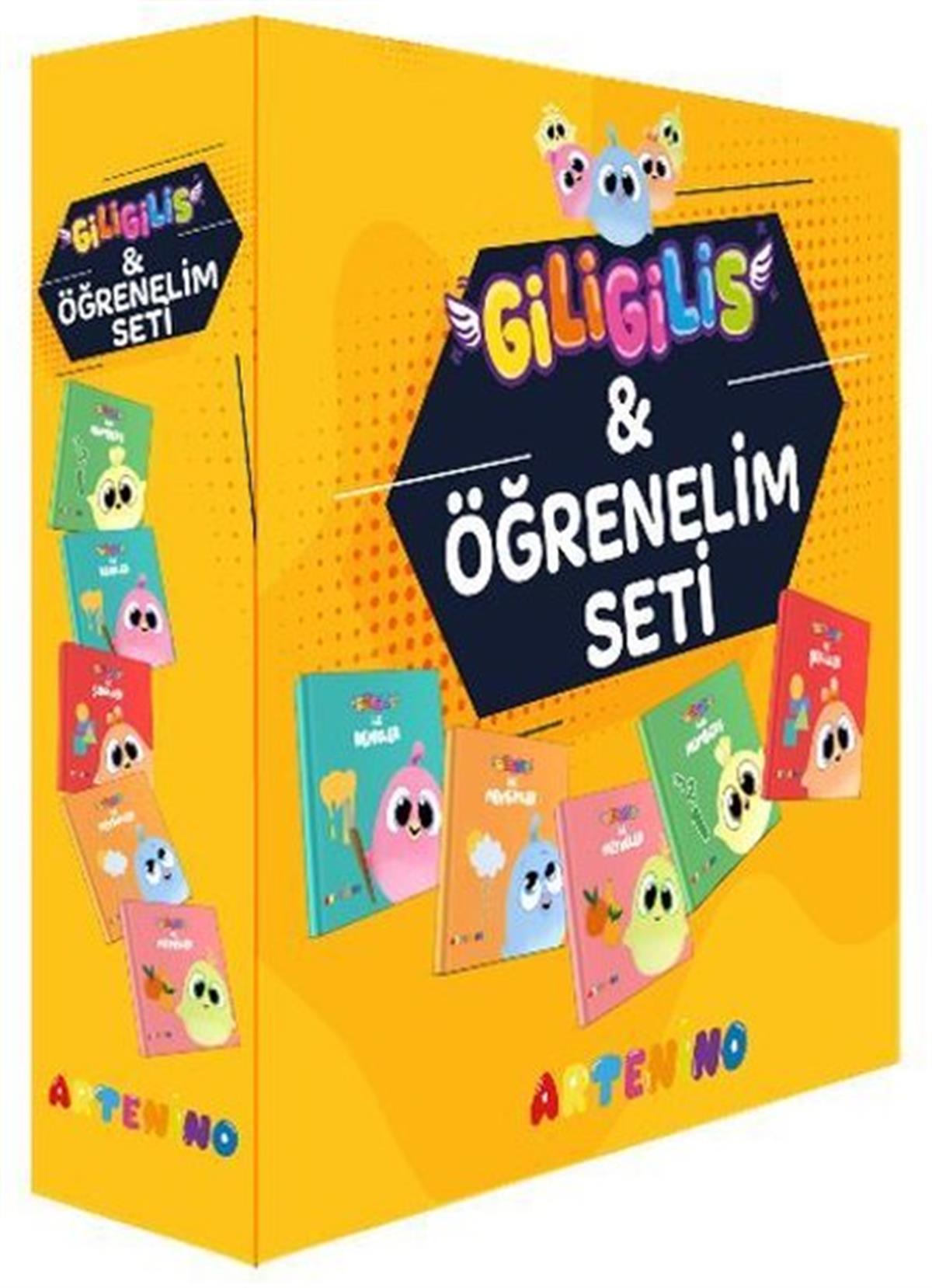 KolektifEgitim Etkinlik KitaplariGiligilis ile Öğrenelim Seti - Eğitici Mini Karton Kitap Serisi