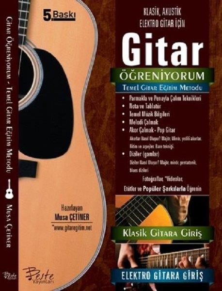 Musa ÇetinerMüzik Eğitimi KitaplarıGitar Öğreniyorum-Temel Gitar Eğitim Metodu