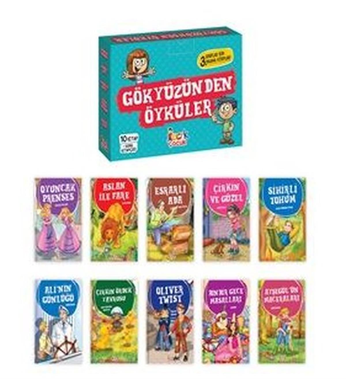 KolektifKinderbücher KlassikerGökyüzünden Öyküler Seti - 10 Kitap+ Soru Kitapçığı Takım