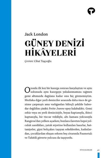 Jack LondonDünya KlasikleriGüney Denizi Hikayeleri