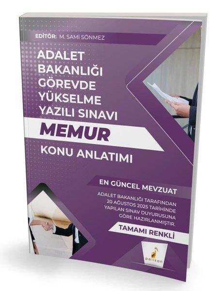 M. Sami SönmezGYS (Görevde Yükselme Sinavi)GYS Adalet Bakanlığı Görevde Yükselme Yazılı Sınavı Memur Konu Anlatımı