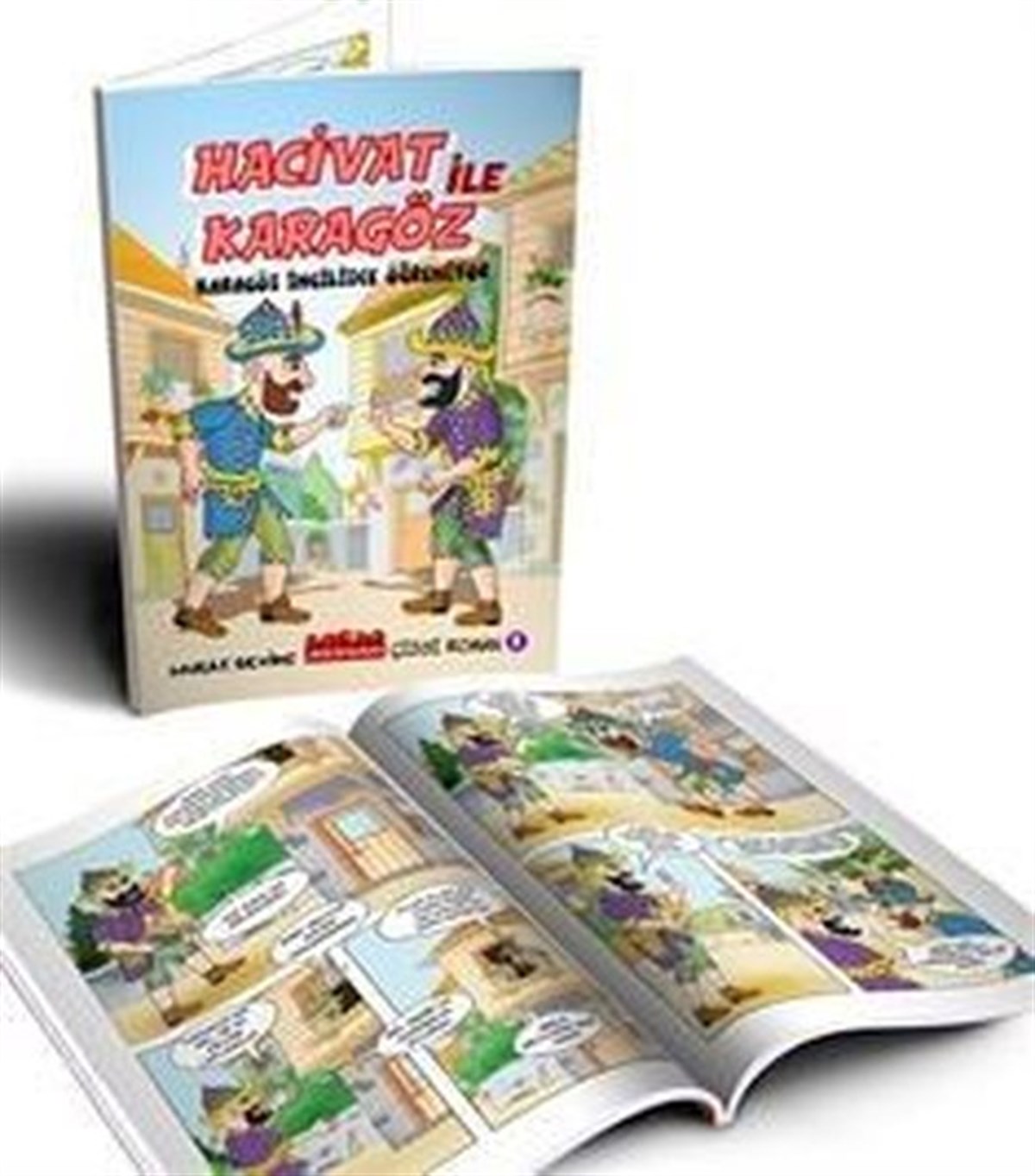 Murat SevinçÇocuk Çizgi RomanlarıHacivat İle Karagöz - Karagöz İngilizce Öğreniyor