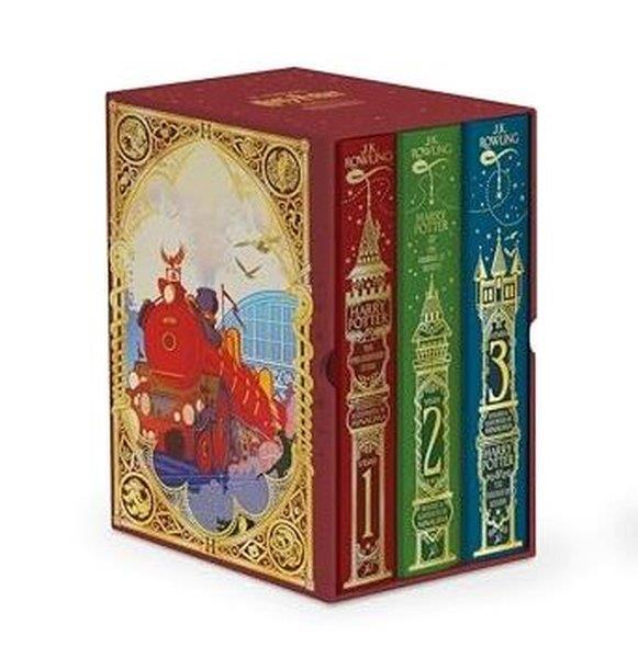 J. K. RowlingChildren InterestHarry Potter 1-3 Box Set: MinaLima Edition