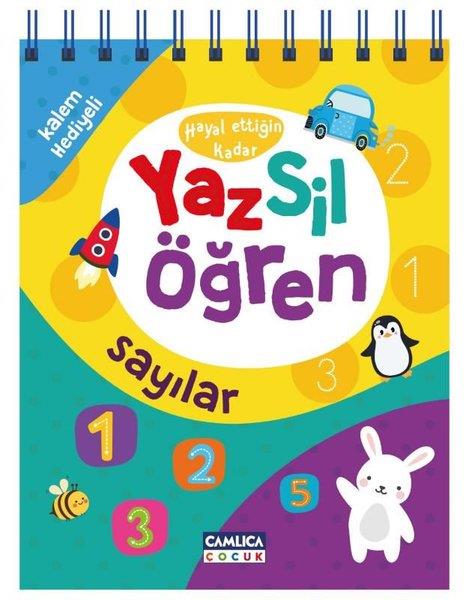 KolektifEgitim Etkinlik KitaplariHayal Ettiğin Kadar Yaz Sil Öğren - Sayılar - Kalem Hediyeli