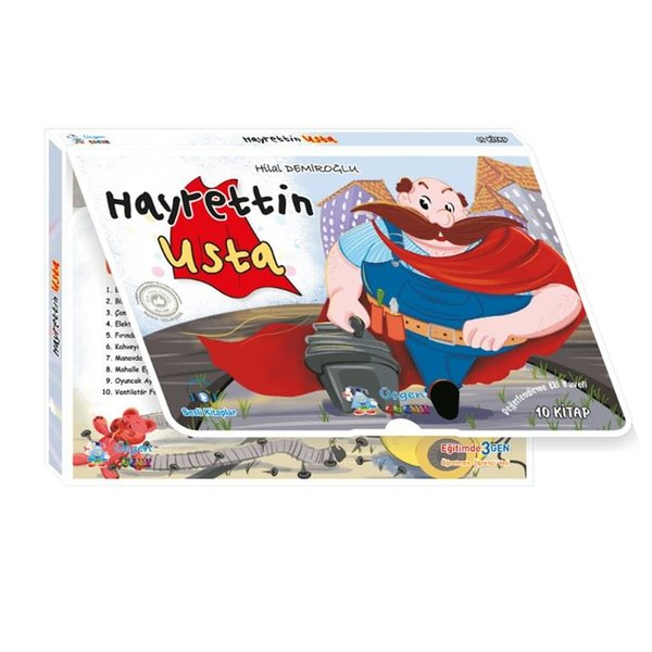Hilal DemirlioğluÇocuk Gençlik RomanlarıHayrettin Usta Seti - 10 Kitap Takım - Kutulu 16 Sayfa (10 Kitaplı Okuma Seti + Değerlendirme Eki)