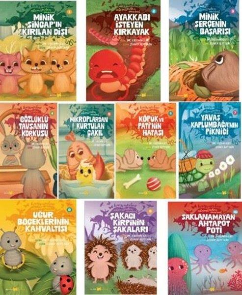 Yasemin KatıOkul Öncesi Masal KitaplarıHayvanlar Aleminden Masallar Seti - 10 Kitap Takım
