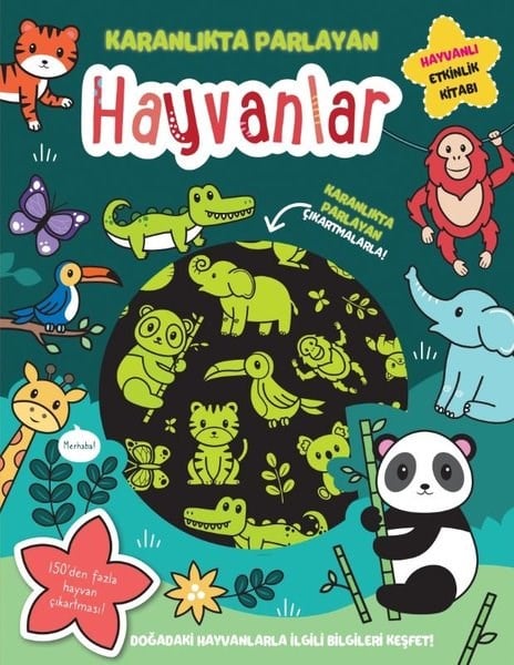 Lisa ReganEgitim Etkinlik KitaplariHayvanlar - Parlayan Kitaplar - Hayvanlı Etkinlik Kitabı