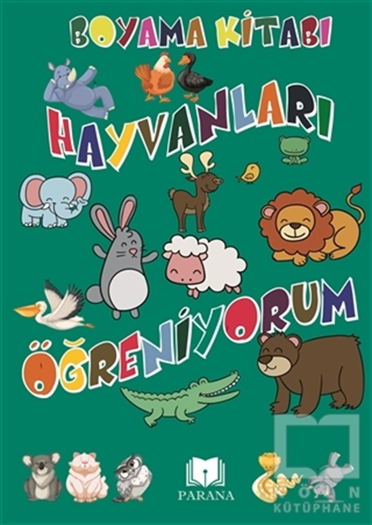 Emine YıldızgilBoyama KitaplarıHayvanları Öğreniyorum - Boyama Kitabı