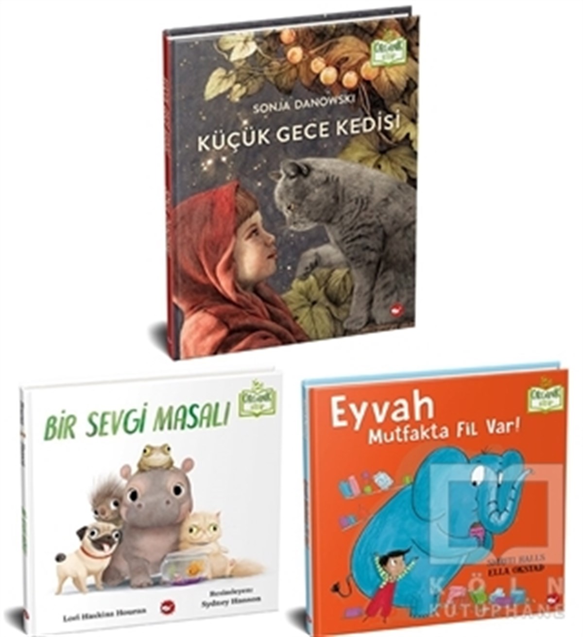 Hayvanları Seviyorum Seti - Organik Kitap (3 Kitap Takım)