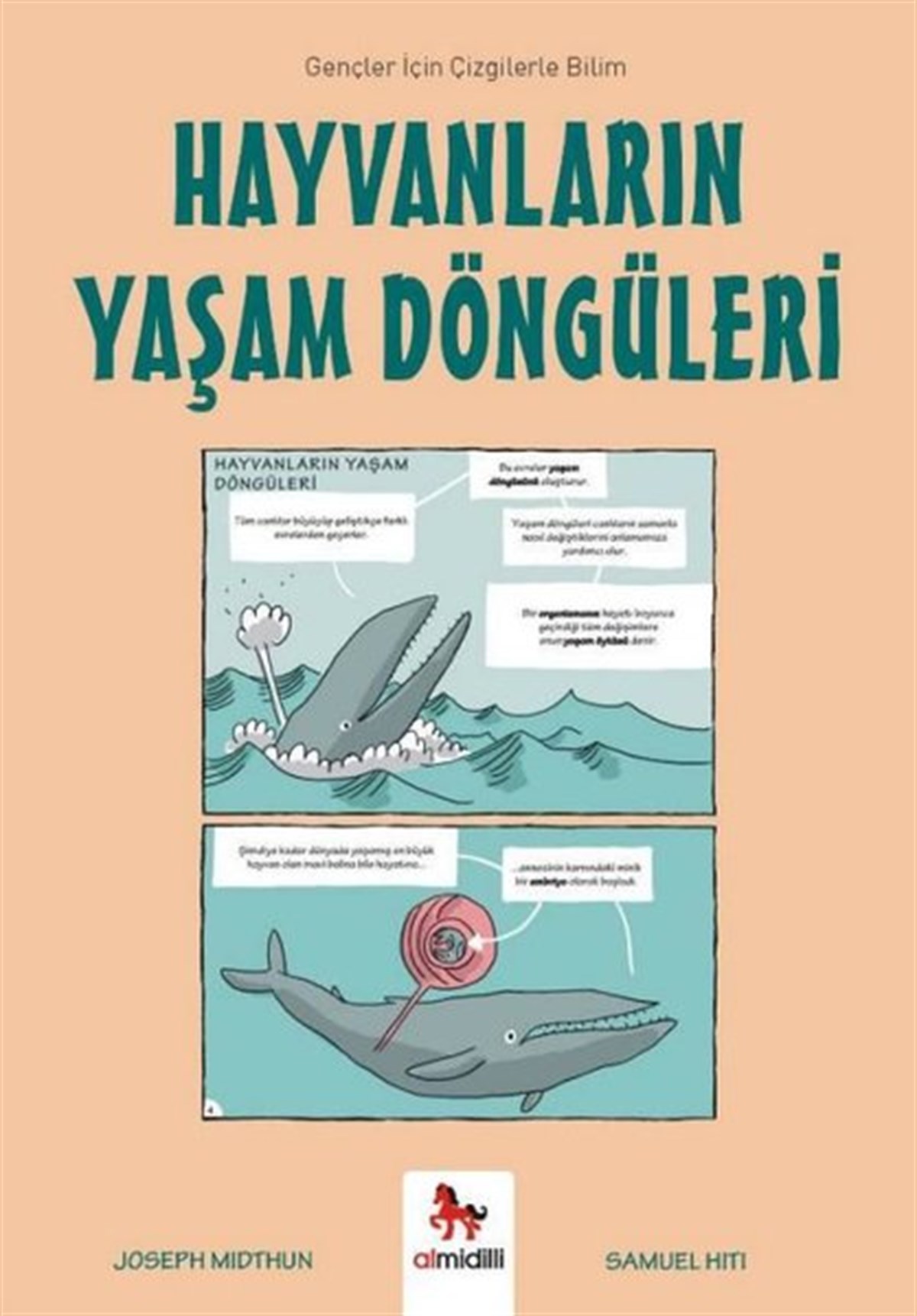 Joseph MidthunÇocuk Bilim KitaplarıHayvanların Yaşam Döngüleri-Gençler İçin Çizgilerle Bilim