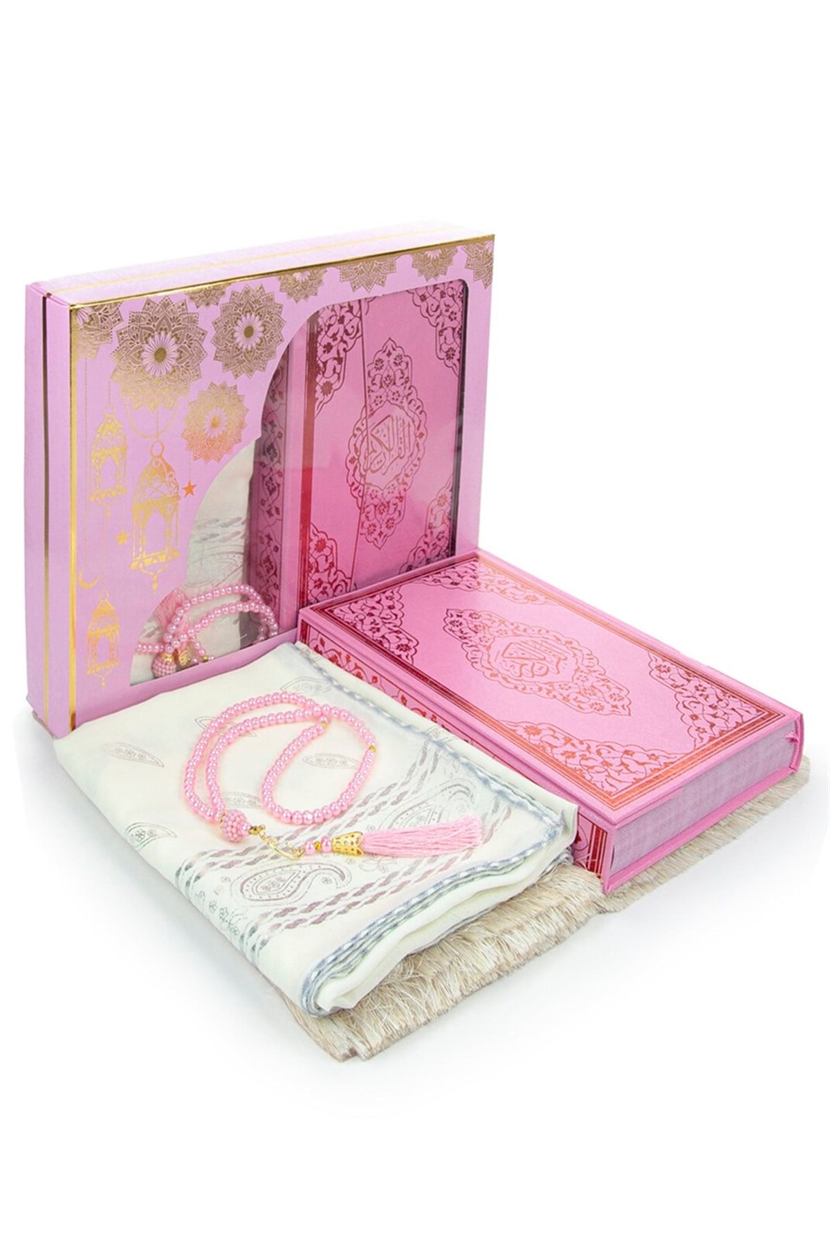 Hediyelik Kuran Seti Pembe
