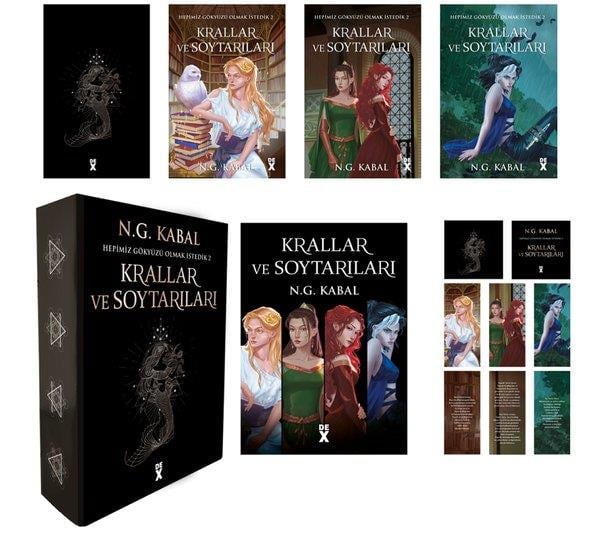 N. G. KabalFantastik Kitaplar & Fantastik RomanlarHepimiz Gökyüzü Olmak İstedik 2 - Krallar ve Soytarıları - Kutulu