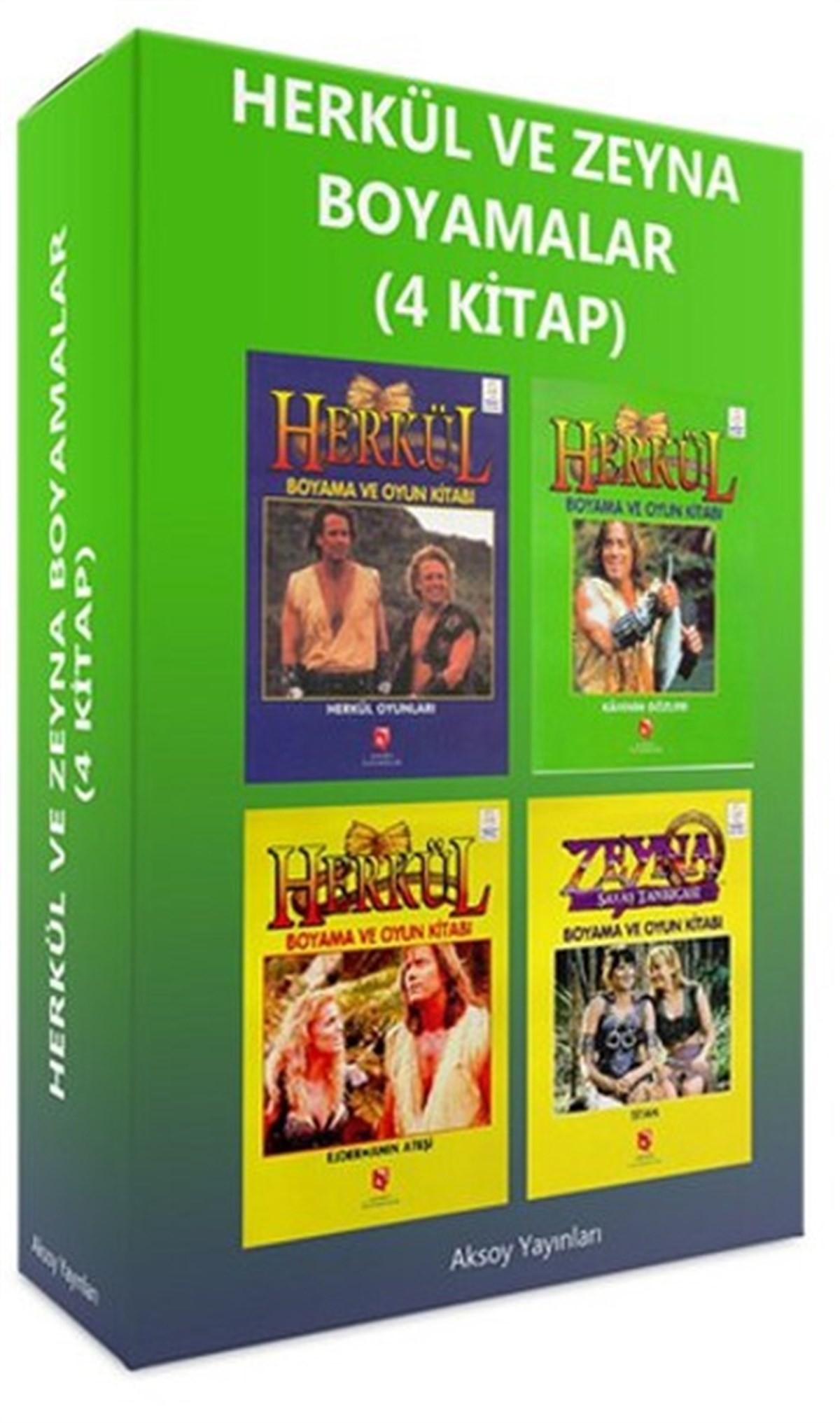 KolektifEgitim Etkinlik KitaplariHerkül ve Zeyna Boyamalar - 4 Kitap Takım