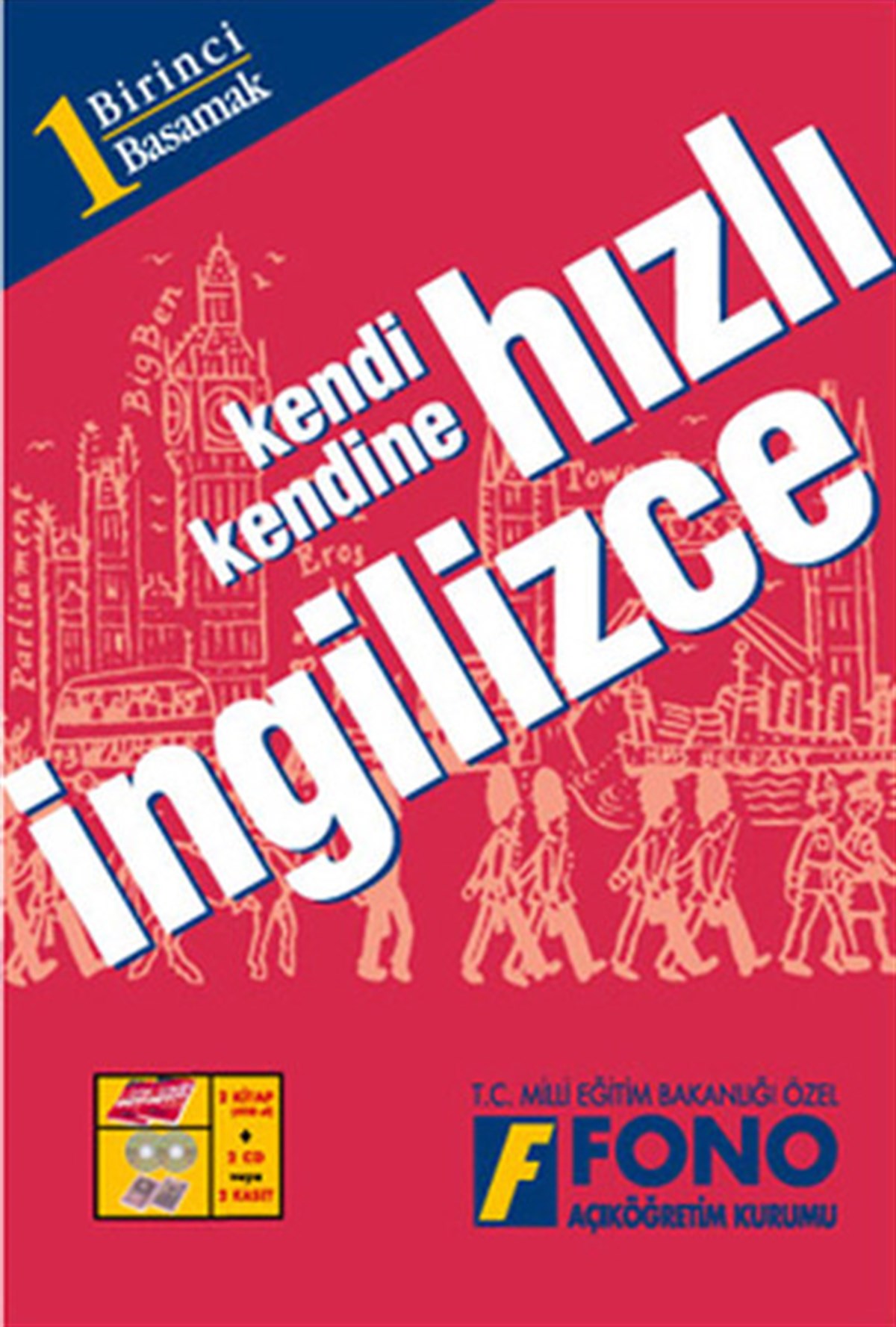Bahire ŞerifPhrase Book and LanguageHızlı İngilizce 1.Basamak Seti - Kutulu