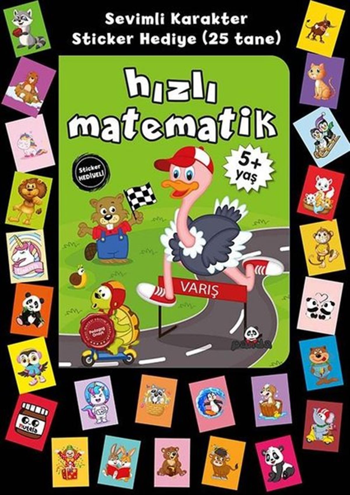 Afife ÇorukEtkinlik KitaplarıHızlı Matematik - Stickerlı 5+ Yaş