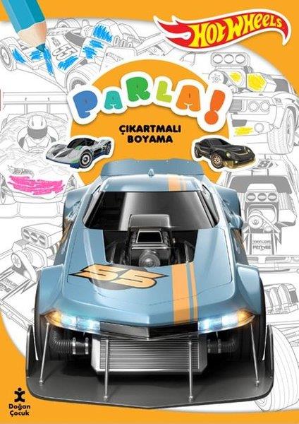 KolektifEgitim Etkinlik KitaplariHot Wheels - Parla! Çıkartmalı Boyama