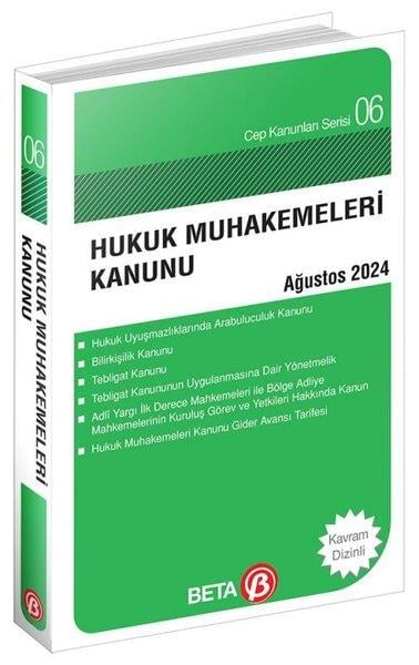 KolektifHukuk Üzerine KitaplarHukuk Muhakemeleri Kanunu Ağustos 2024 - Cep Kanunları Serisi