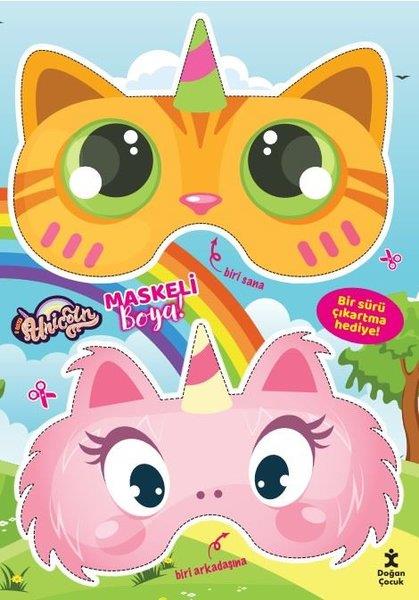 KolektifEgitim Etkinlik KitaplariI Love Unicorn Maskeli Boya! Bir Sürü Çıkartma Hediye!