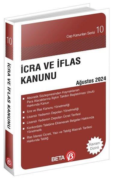 KolektifHukuk Üzerine Kitaplarİcra ve İflas Kanunu Ağustos 2024 - Cep Kanunları Serisi