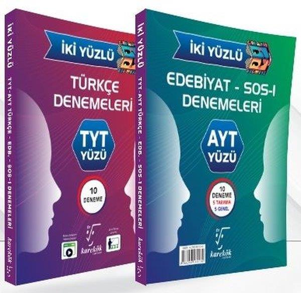 KolektifTYT - AYT Türkçe - Edebiyatİki Yüzlü TYT - AYT Türkçe - Edebiyat Denemeleri