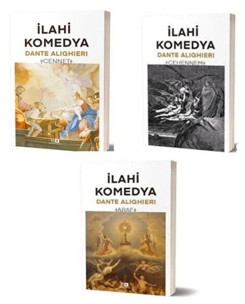 Dante AlighieriDünya Şiiriİlahi Komedya Cennet - Cehennem - Araf Seti - 3 Kitap Takım