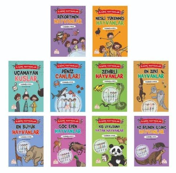 Yasemin AykolÇocuk Gençlik Romanlarıİlginç Hayvanlar Seti - 10 Kitap Takım