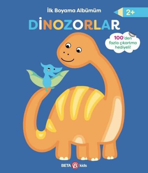 KolektifEgitim Etkinlik Kitaplariİlk Boyama Albümüm - Dinozorlar 2+