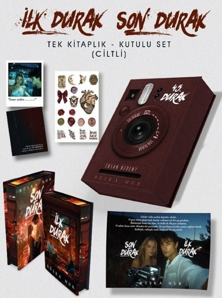 Büşra NurAşk Kitapları & Aşk Romanlarıİlk Durak Son Durak - Özel Baskı - Tek Kitaplık Kutulu Set