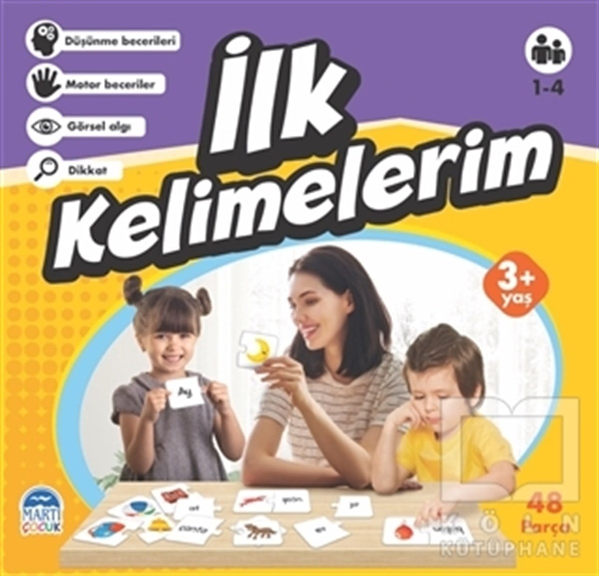 Köln KütüphaneZeka Gelişimi Kitaplarıİlk Kelimelerim - Eğitici Yapboz (3+ Yaş)