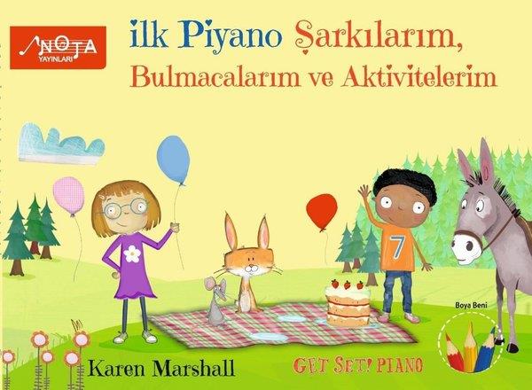 Karen MarshallEgitim Etkinlik Kitaplariİlk Piyano Şarkılarım Bulmacalarım ve Aktivitelerim