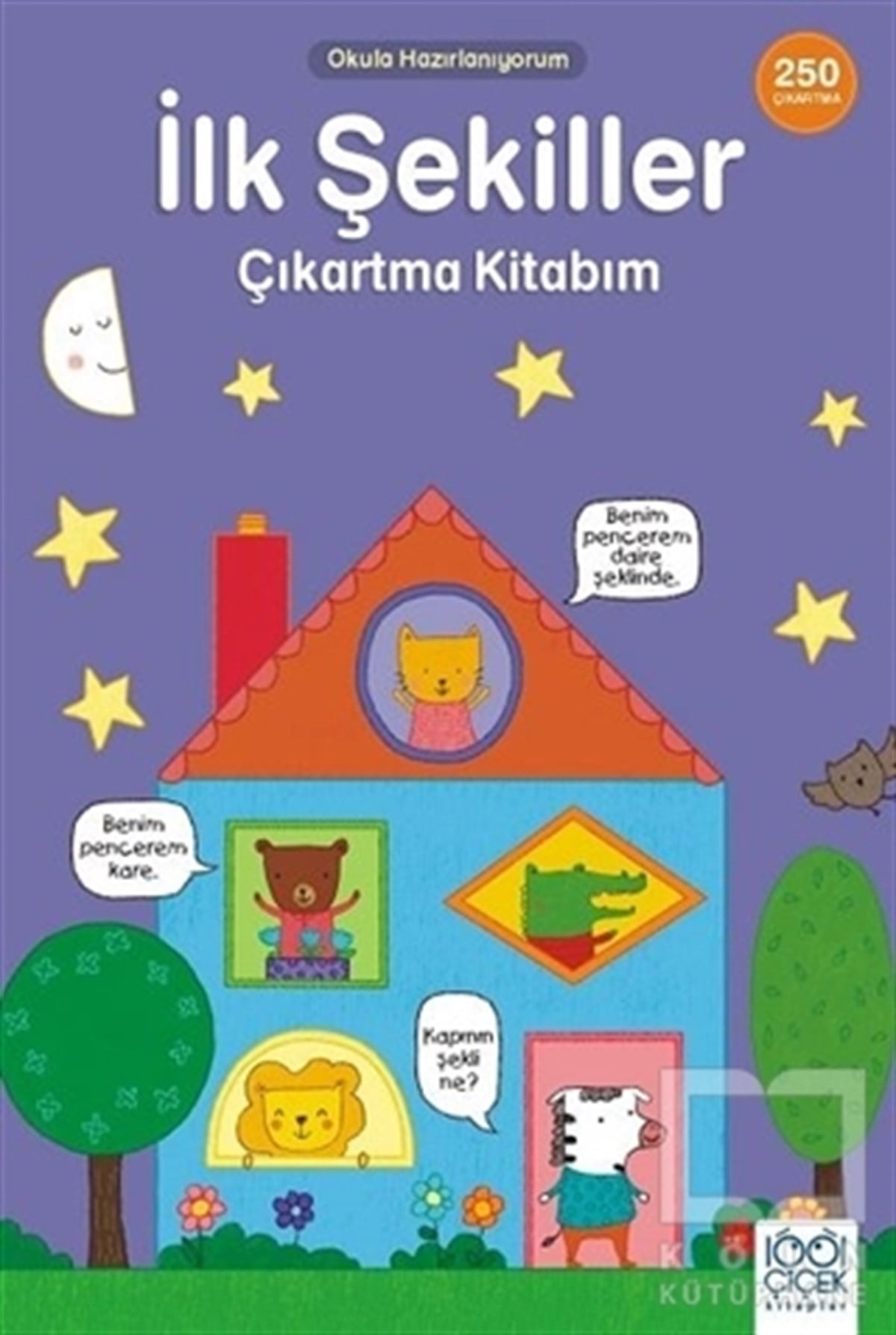 KolektifVorschuleİlk Şekiller Çıkartma Kitabım - Okula Hazırlanıyorum
