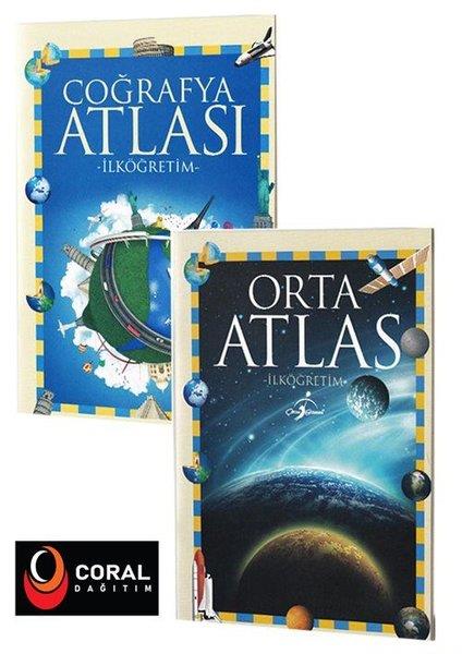 KolektifCografya Atlaslariİlköğretim Coğrafya Atlası ve Orta Atlas Seti - 2 Kitap Takım