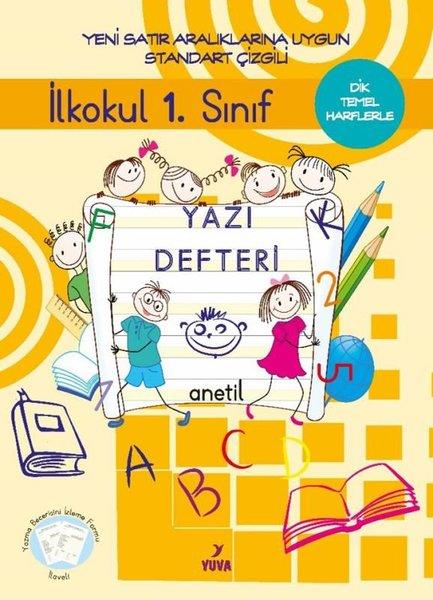 KolektifEtkinlik Kitaplarıİlkokul 1. Sınıf Yazı Defteri Standart Çizgili Büyük - Dik Temel Harflerle