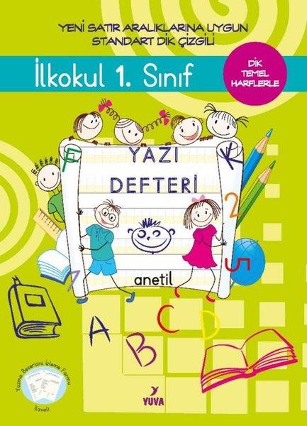KolektifEtkinlik Kitaplarıİlkokul 1. Sınıf Yazı Defteri Standart Dik Çizgili Büyük - Dik Temel Harflerle