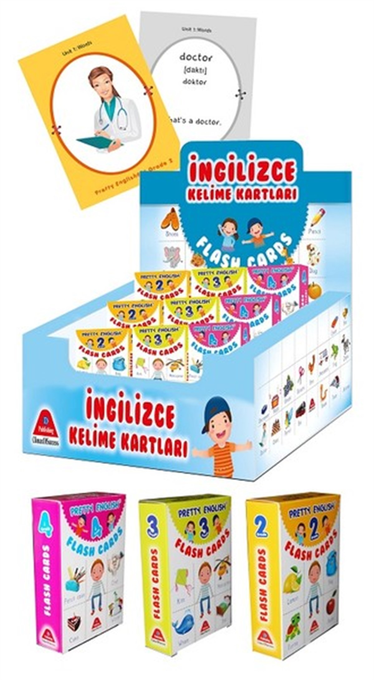 KolektifPhrase Book and Languageİngilizce Kelime Kartları-30 Kutu