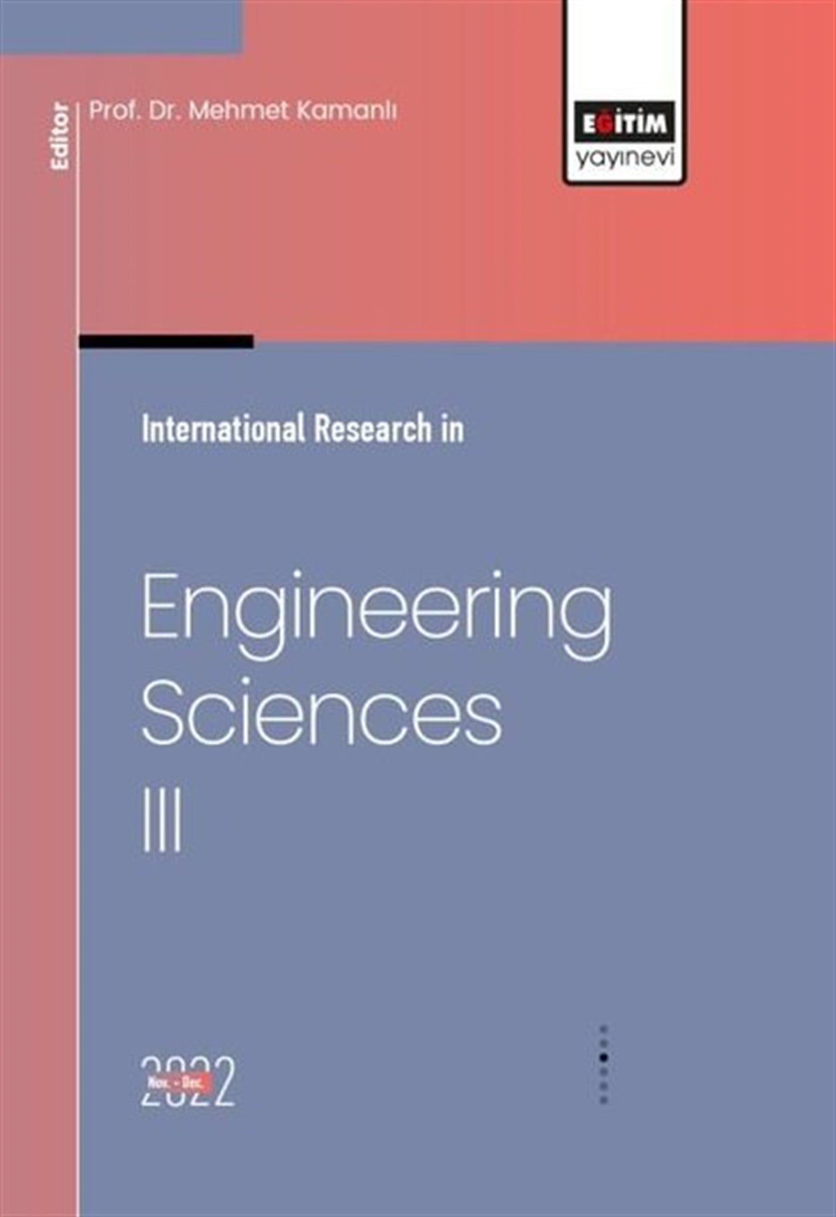 KolektifScienceInternational Research in Engineering Sciences - 3